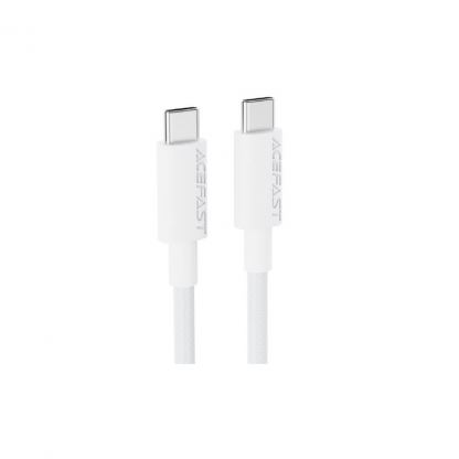 Дата кабель USB-C to USB-C 1.2m 3A white Acefast (6974316284253)