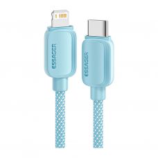 Дата кабель USB-C to Lightning 1.0m 20W blue Essager (EXCTL-WL03-P)