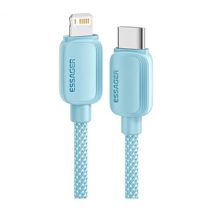Дата кабель USB-C to Lightning 1.0m 20W blue Essager (EXCTL-WL03-P)