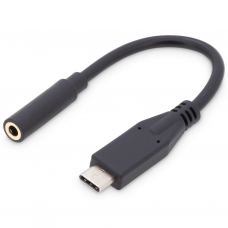 Переходник USB-C M to 3.5mm F 0.2m Digitus (AK-300321-002-S)