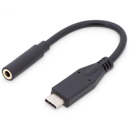 Переходник USB-C M to 3.5mm F 0.2m Digitus (AK-300321-002-S)
