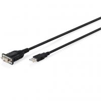 Кабель для передачи данных USB 2.0 AM to COM 1.8m DB9 RS232 FT232RNL black Digitus (DA-70172)