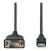 Кабель для передачи данных USB 2.0 AM to COM 1.8m DB9 RS232 FT232RNL black Digitus (DA-70172)