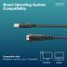 Кабель для передачи данных USB 2.0 AM to COM 1.8m DB9 RS232 FT232RNL black Digitus (DA-70172)