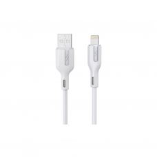 Дата кабель USB 2.0 AM to Lightning 1.0m 2.4A white Choetech (XAL-0003-WH-V2)