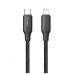 Дата кабель USB-C to Lightning 1.0m PD30W TPE embossed black ColorWay (CW-CBPDCL101-BK)