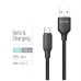 Дата кабель USB 2.0 AM to USB-C 2.0m 3A TPE embossed black ColorWay (CW-CBUC102-BK)
