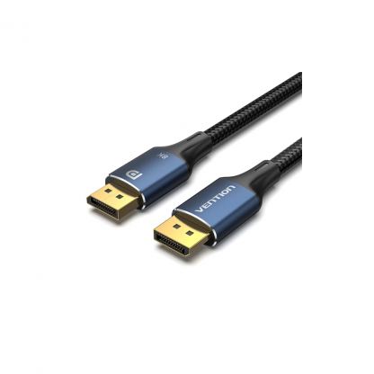 Кабель мультимедийный DisplayPort M to DisplayPort M 5.0m 8K60Hz blue Vention (HCELJ)