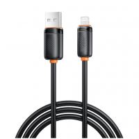 Дата кабель USB 2.0 AM to Lightning 1.0m 3A black XO (XO-CB-300UL-BK)