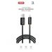 Дата кабель USB 2.0 AM to Lightning 1.0m 3A black XO (XO-CB-300UL-BK)