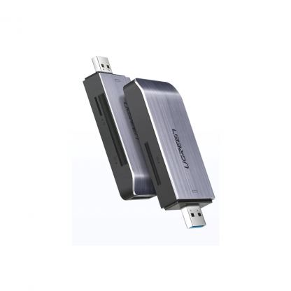 Считыватель флеш-карт USB-A 3.0 to TF/SD/CF/MS Multifunction Card Reader Multi-Read Ugreen (50541)