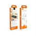 Дата кабель USB 2.0 AM to USB-C 1.0m 2.4A X196 white WUW (6972573335589)