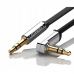 Кабель мультимедийный 3.5mm M to 3.5mm M 2.0m 90° corner black Ugreen (UGR-10599)