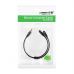 Кабель мультимедийный 3.5mm M to 2x3.5mm F 0.2m AV141 black Ugreen (30619)