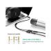 Кабель мультимедийный 3.5mm M to 2x3.5mm F 0.2m AV141 black Ugreen (30619)