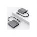 Концентратор Cablexpert USB-C 3-in-1 1xHDMI + 1xUSB 3.2 + 1xUSB-C PD 90W 10Gbps 4K60Hz (A-CM-COMBO3-05)