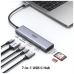 Концентратор Ugreen USB-C 7-in-1 2xUSB 3.0 + 2xUSB-C + HDMI 4K60Hz + SD/TF + PD 100W (45521)