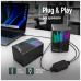 Акустическая система ColorWay SoundWave 2.0 RGB USB Black (CW-SPU06BK)