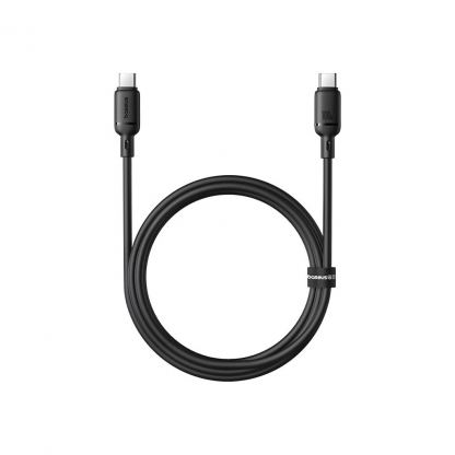 Дата кабель USB-C to USB-C 1.0m 100W black Baseus (P10377704113-00)