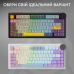 Клавіатура Ajazz AK820 V2 Coconut Flake Switch Wireless/Bluetooth/USB UA Purple/White/Blue (AK820-V2-CF-PWB)