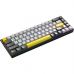 Клавіатура Ajazz AK680 V2 Ice Island Magnetic Switch USB UA Black/Gray/Yellow (AK680-V2-I-BGY)