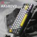 Клавіатура Ajazz AK680 V2 Ice Island Magnetic Switch USB UA Black/Gray/Yellow (AK680-V2-I-BGY)