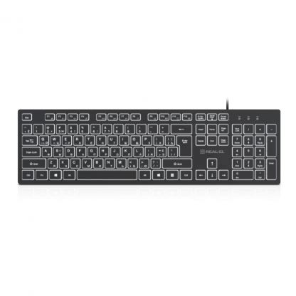 Клавиатура REAL-EL RK-7050 USB Black (EL123100054)