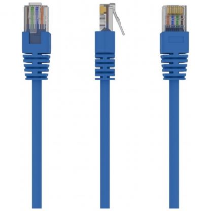 Патч-корд 3м UTP cat 5е CCA Cablexpert (PP12-3M/B)