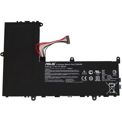 Акумулятор до ноутбука ASUS X205TA C21N1414, 4840mAh (38Wh), 2cell, 7.6V, Li-ion, черная (A47274)