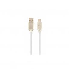 Дата кабель USB 2.0 AM to Type-C 1.0m Cablexpert (CC-USB2R-AMCM-1M-W)