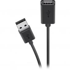 Дата кабель USB 2.0 AM/AF 1.8m black Belkin (F3U153BT1.8M)