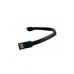 Дата кабель USB 2.0 AM to Micro 5P 0.2m браслет black Extradigital (KBU1783)