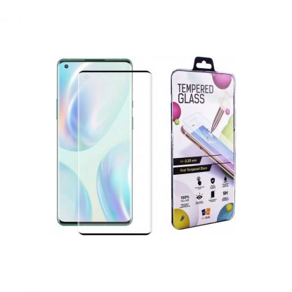 Скло захисне Drobak OnePlus 8 Lite Full Cover Full Glue (Black) (222220) (222220)