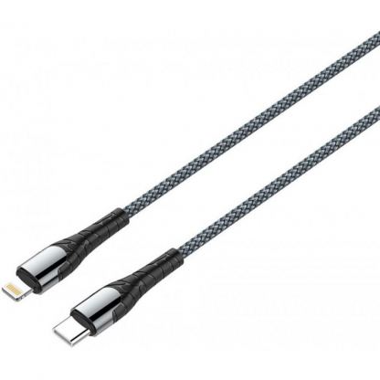 Дата кабель USB Type-C to Lightning 2.0m ColorWay (CW-CBPDCL036-GR)