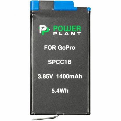 Аккумулятор к фото/видео PowerPlant GoPro SPCC1B 1400mAh (декодирован) (CB970384)
