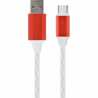 Дата кабель USB 2.0 AM to Type-C 1.0m 2A Cablexpert (CC-USB-CMLED-1M)