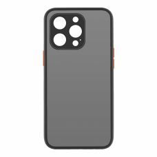 Чехол для мобильного телефона MakeFuture Apple iPhone 13 Pro Frame (Matte PC+TPU) Black (MCMF-AI13PBK)