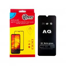 Стекло защитное Dengos Full Glue Matte для Samsung Galaxy A03s (black) (TGFG-MATT-39)