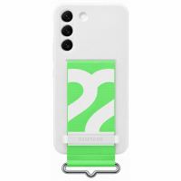 Чехол для мобильного телефона Samsung Silicone with Strap Cover Galaxy S22 White (EF-GS901TWEGRU)