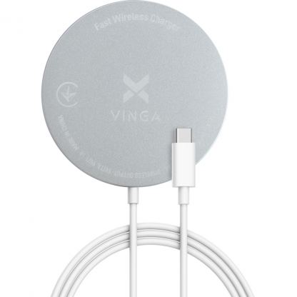 Зарядное устройство Vinga Magnetic Wireless Charger 10W (VCHAMS)