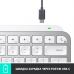 Клавиатура Logitech MX Keys Mini Wireless Illuminated UA Pale Grey (920-010499)