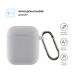 Чохол для навушників Armorstandart Ultrathin Silicone Case With Hook для Apple AirPods 2 Light Grey (ARM59685)