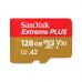 Карта памяти SanDisk 128GB microSD class 10 V30 Extreme PLUS (SDSQXBD-128G-GN6MA)