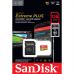 Карта памяти SanDisk 128GB microSD class 10 V30 Extreme PLUS (SDSQXBD-128G-GN6MA)