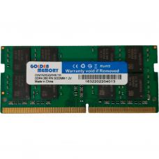 Модуль памяти для ноутбука SoDIMM DDR4 16GB 3200 MHz Golden Memory (GM32S22S8/16)