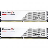 Модуль памяти для компьютера DDR5 32GB (2x16GB) 5600 MHz Ripjaws S5 Matte White G.Skill (F5-5600J3036D16GX2-RS5W)