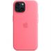 Чехол для мобильного телефона Apple iPhone 15 Silicone Case with MagSafe Pink, Model A3123 (MWN93ZM/A)