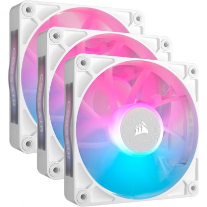 Кулер для корпуса Corsair iCUE Link RX120 RGB PWM White Triple Pack (CO-9051022-WW)