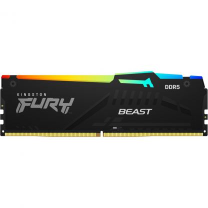 Модуль памяти для компьютера DDR5 16GB 6400 MHz Beast RGB XMP Kingston Fury (ex.HyperX) (KF564C32BBA-16)