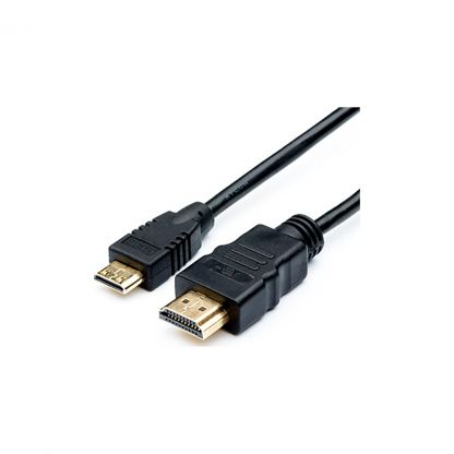 Кабель мультимедийный HDMI A to HDMI C (mini), 1.0m Atcom (11501)